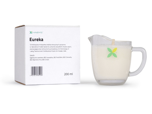 Świeca do masażu "EUREKA - Relax" Habys 200 ml  - Seria limitowana 