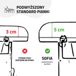 Stół do masażu Sofia 70 cm - beżowy