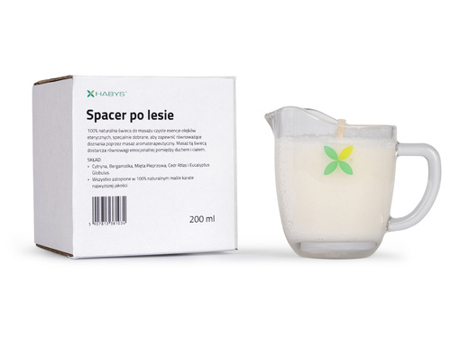 Świeca do masażu "Spacer po lesie" Habys 200 ml  - Seria limitowana 