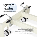 Stół rehabilitacyjny, do masażu, hydrauliczny - Ultima H2