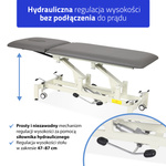 Stół rehabilitacyjny, do masażu, hydrauliczny - Ultima H2